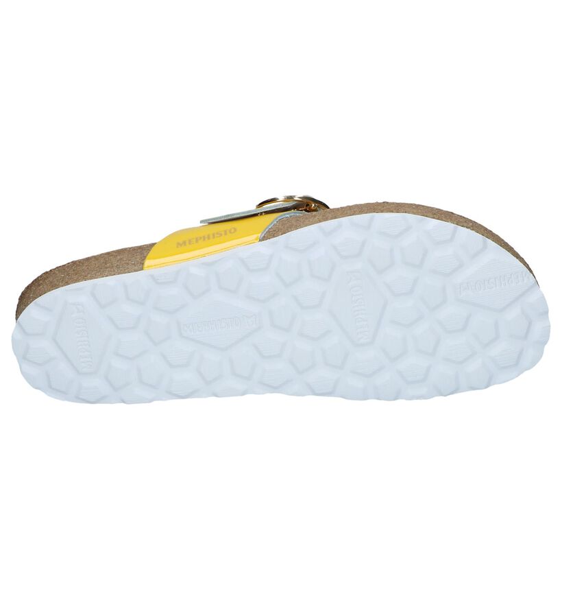 Gele Teenslippers Mephisto Natalina in lakleer (246540)