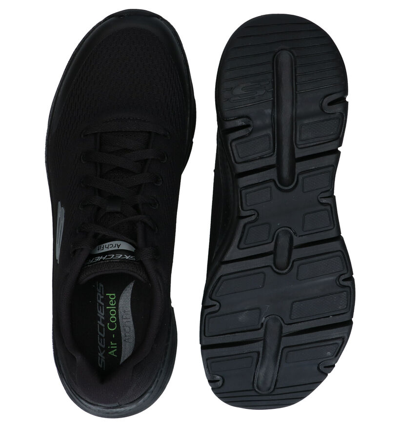 Skechers Arch Fit Zwarte Sneakers voor heren (328061) - geschikt voor steunzolen