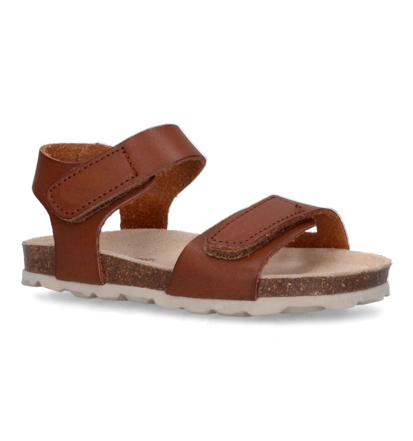 Made in Spain Cognac Sandalen in leer (324588)