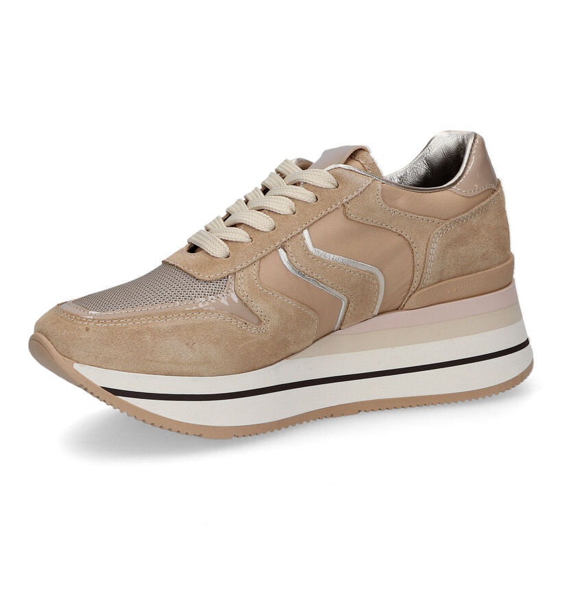Hip Beige Sneakers voor dames (316785) - geschikt voor steunzolen
