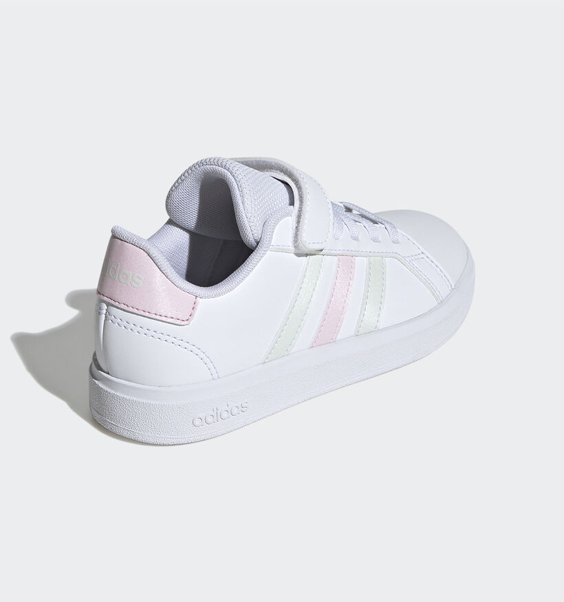 adidas Grand Court 2.0 Witte Sneakers voor meisjes (350243) - geschikt voor steunzolen
