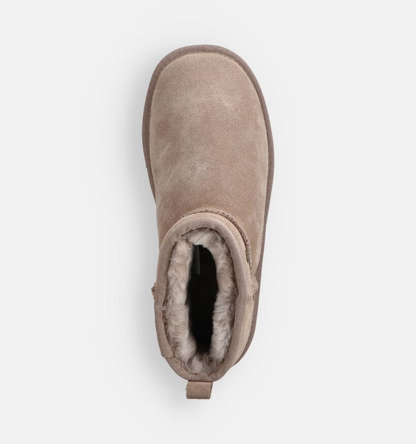 Warmbat Durack Bottines fourrées en Taupe pour femmes (362531)
