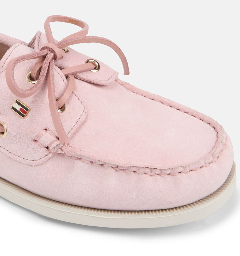 Tommy Hilfiger Chaussures bateau en Or rose pour femmes (368615)