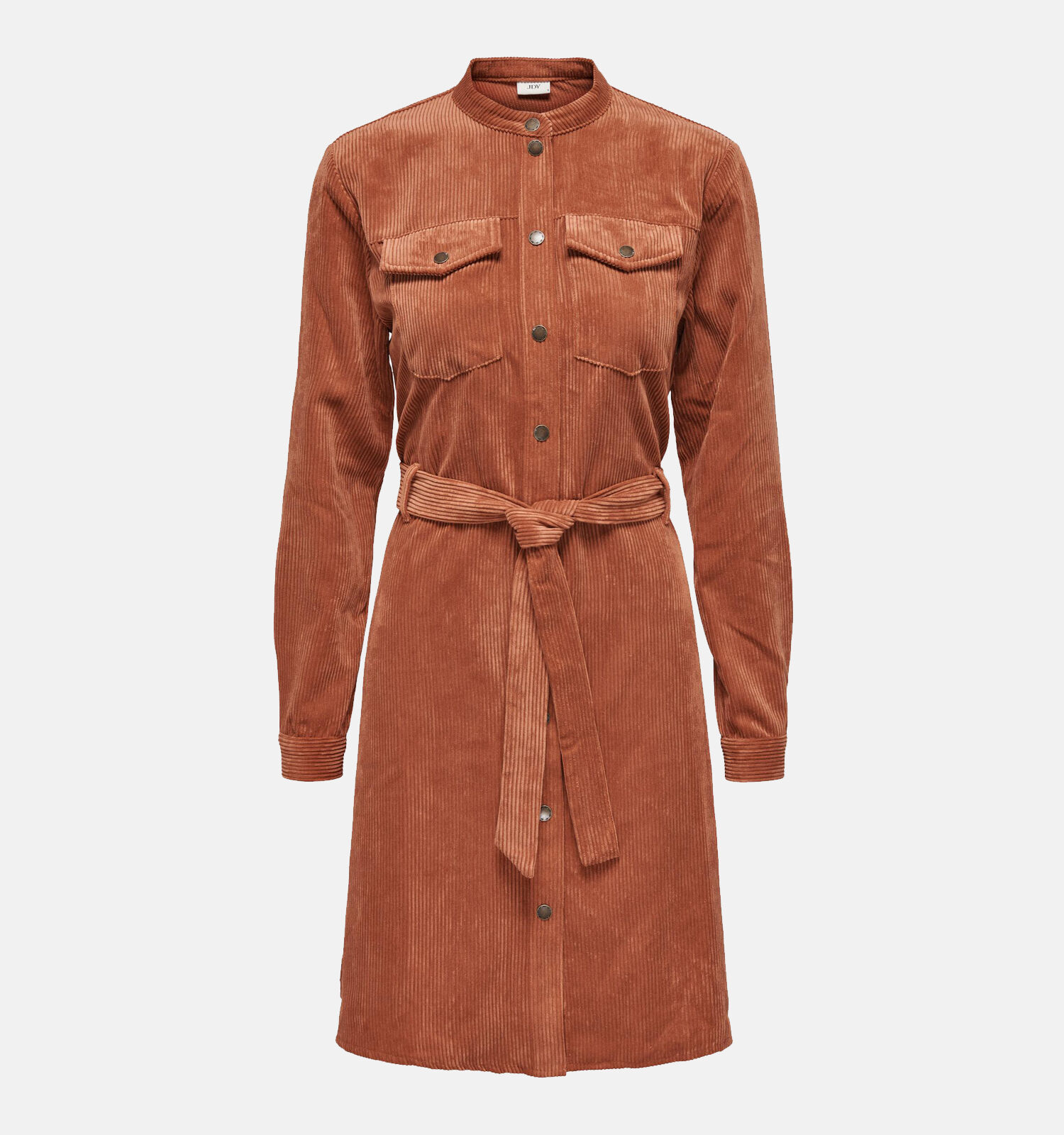 JDY Ullu Roestbruine Jurk in ribfluweel Dames Kleedjes Online op TORFS.BE