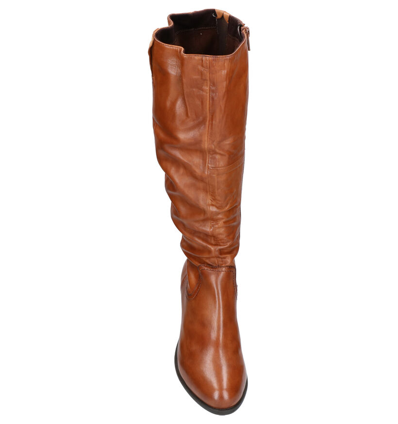 SPM Monie Bottes en Cognac en cuir (257776)