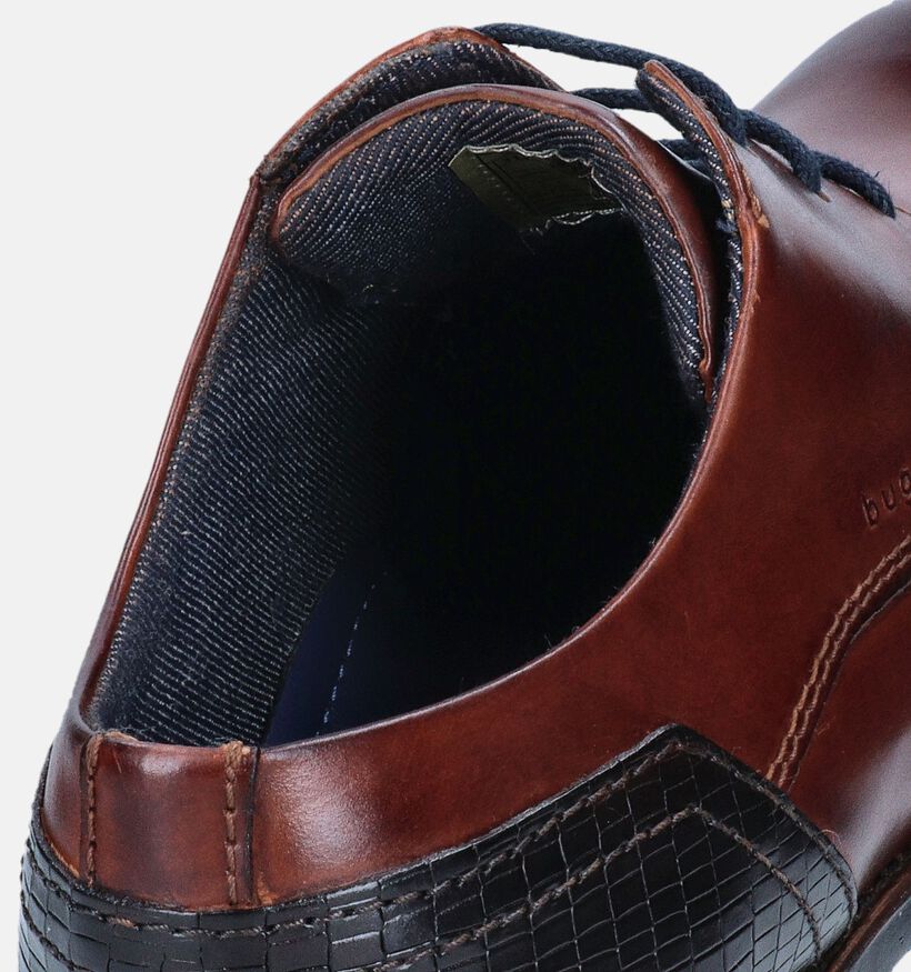 Bugatti Chaussures classiques en Cognac pour hommes (350698)