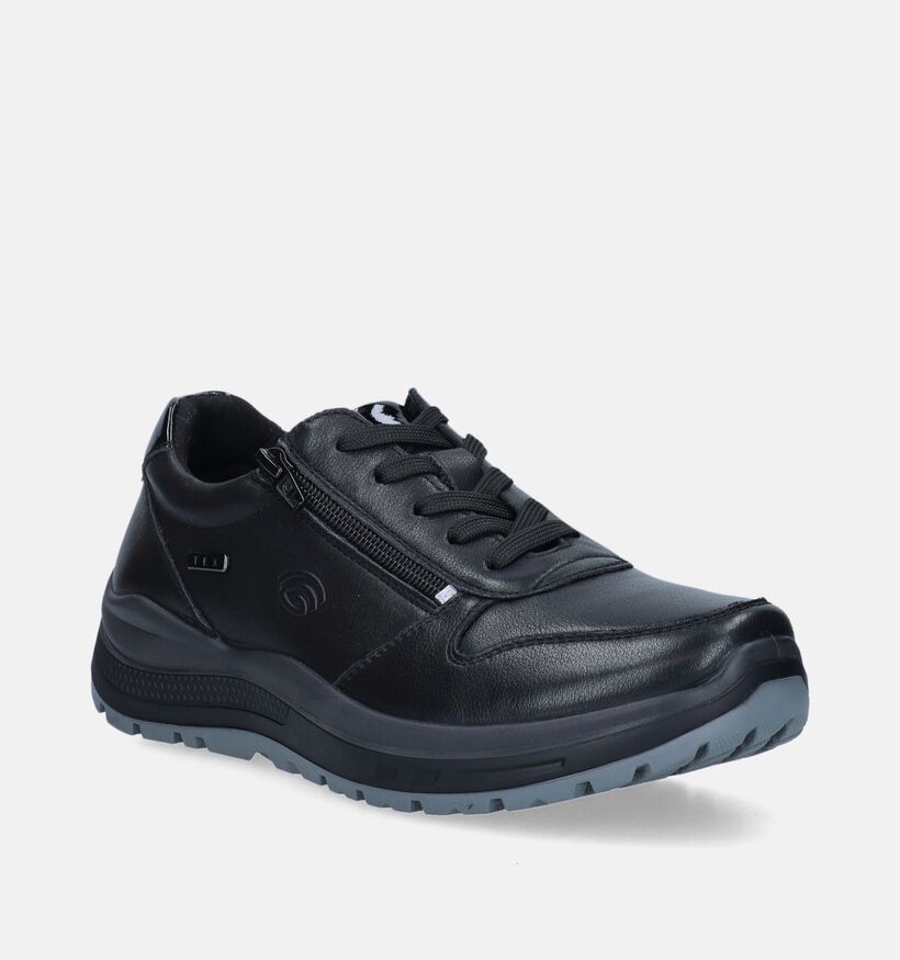 G-Comfort Zwarte Veterschoenen voor dames (348555) - geschikt voor steunzolen