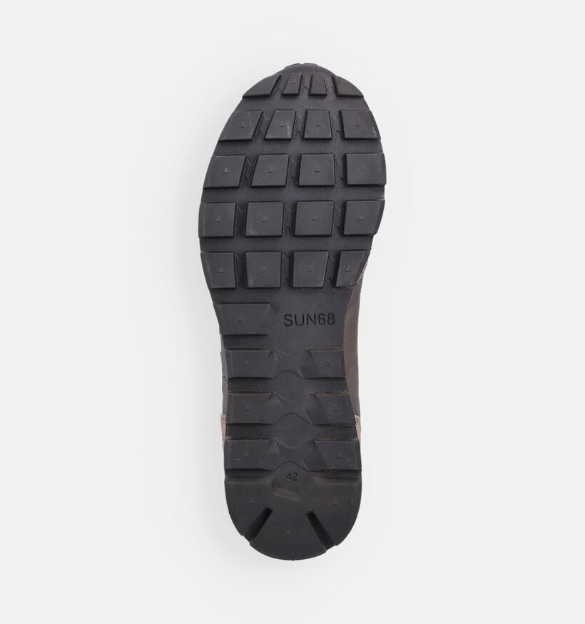 Sun68 Tom Fluo Grijze Sneakers voor heren (368805) - geschikt voor steunzolen