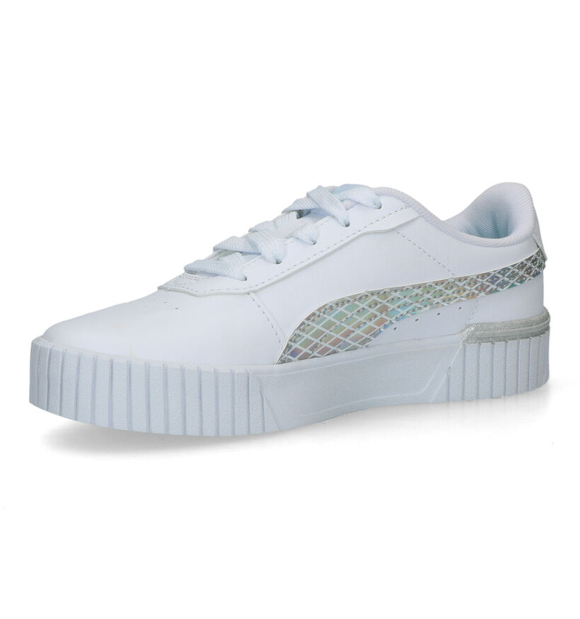 Puma Carina 2.0 Mermaid Witte Sneakers voor meisjes (318768) - geschikt voor steunzolen