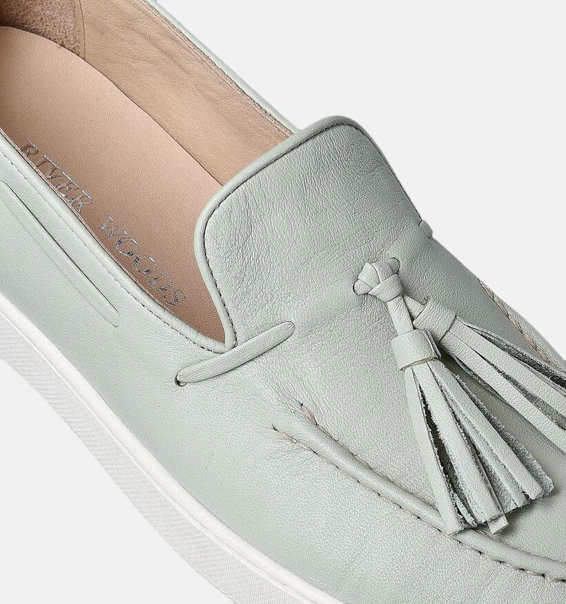 River Woods Anubis Groene Slip-ons voor dames (356805) - geschikt voor steunzolen