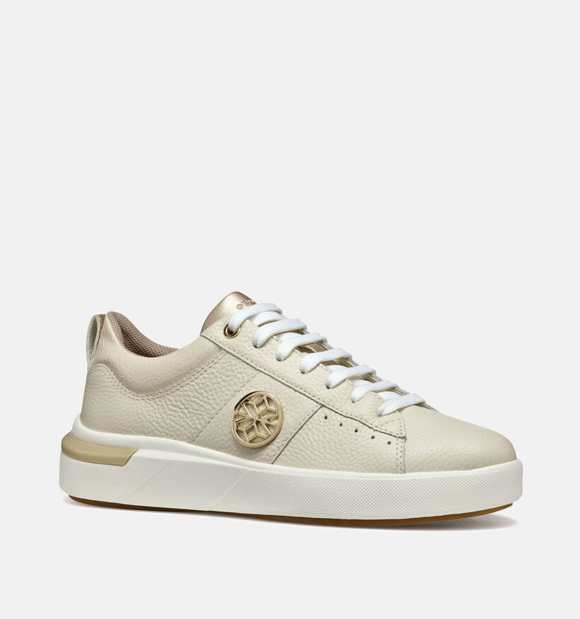 Geox Dalyla Chaussures à Lacets en Écru pour femmes (353784) - pour semelles orthopédiques