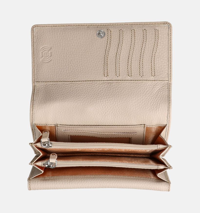 Crinkles Beige Portemonnee voor dames (373811)