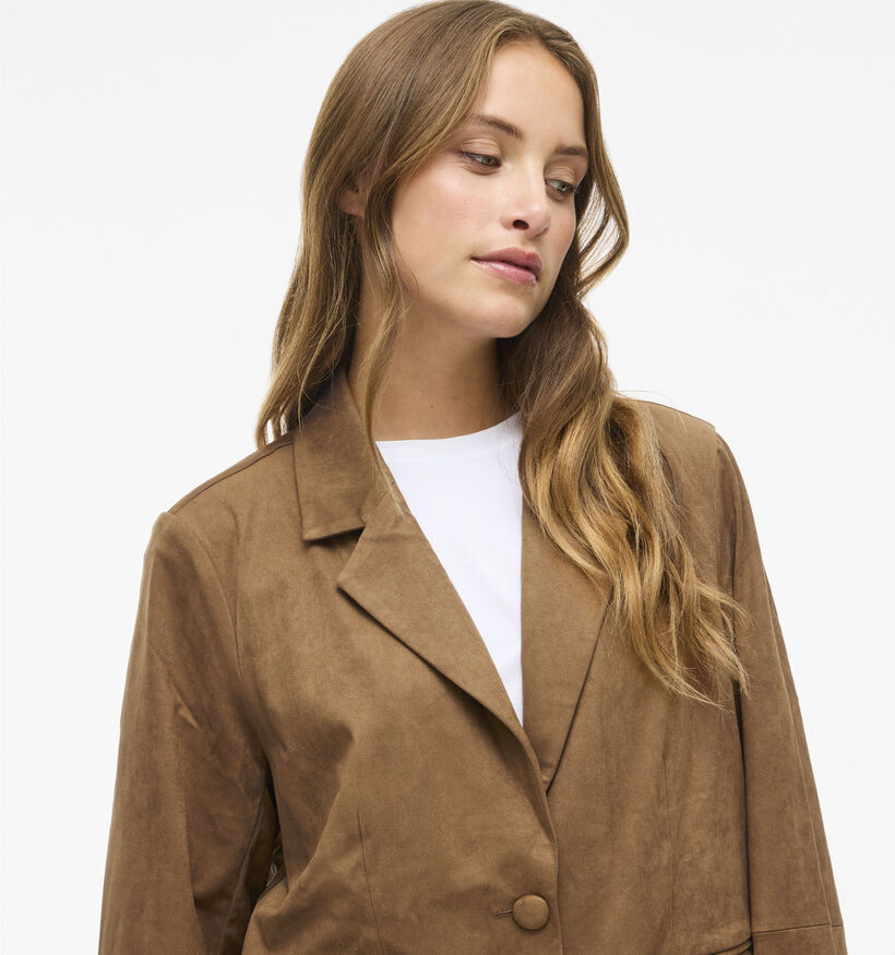 Vila Hena Blazer en Brun pour femmes (371887)