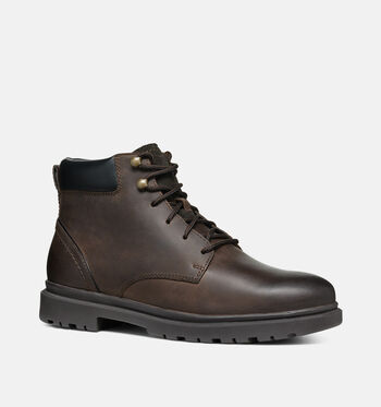 Geox Respira Mid Boots Zwart/Bruin