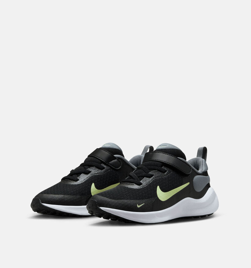 Nike Revolution 7 Baskets en Noir pour filles, garçons (344718)