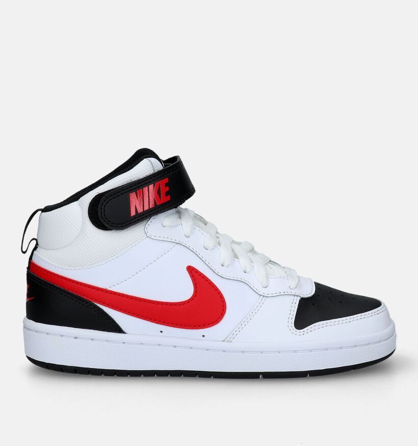 Nike Court Borough Mid 2 Witte Hoge Sneakers voor jongens, meisjes (341573)