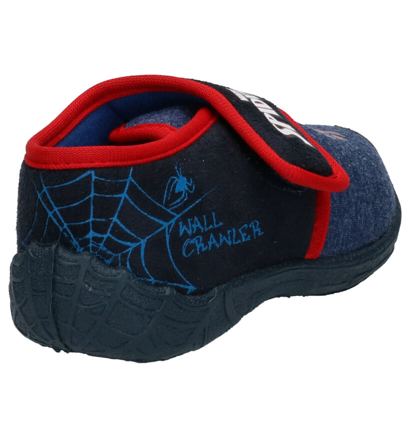 Spiderman Blauwe Pantoffels in stof (270529)