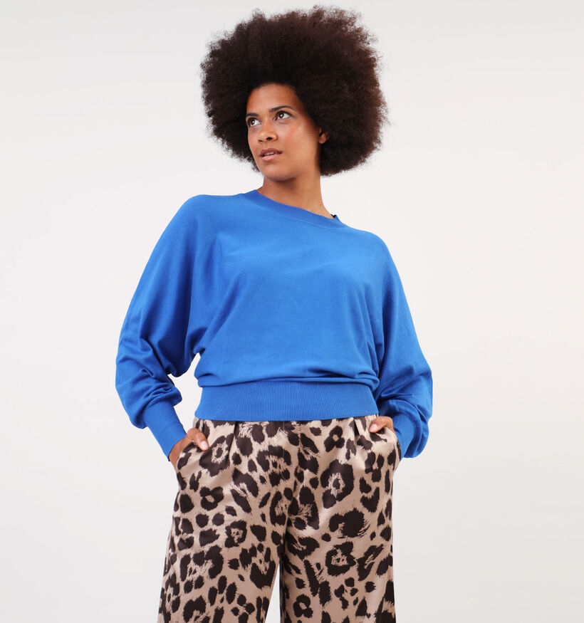 Minus Dana Blauwe Knit trui voor dames (348237)