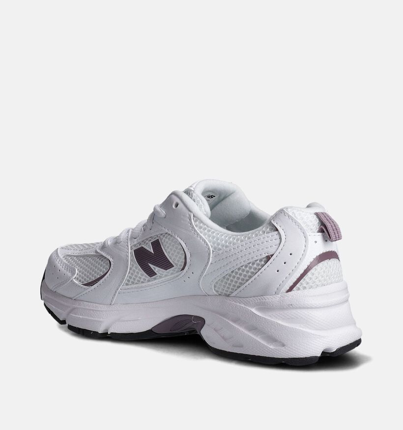 New Balance 530 Baskets en Blanc pour filles (366641) - pour semelles orthopédiques