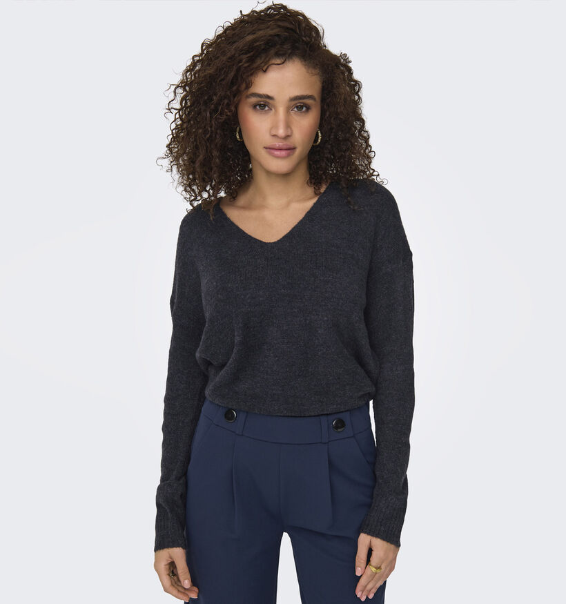 JDY Elanora Knit Donkerblauwe Trui voor dames (359919)