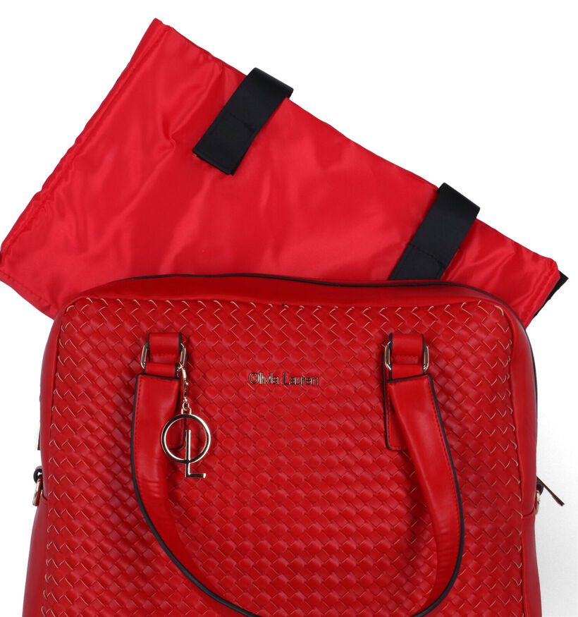 Olivia Lauren Nomada Sac à roulettes en Rouge pour femmes (333969)