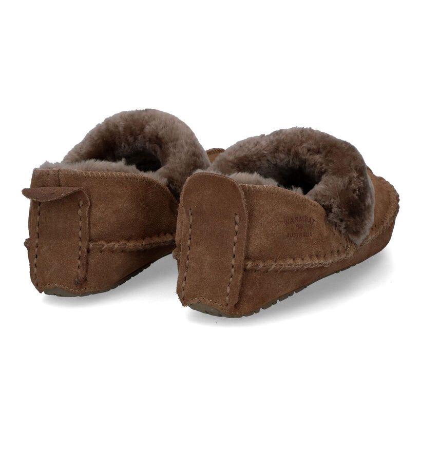 Warmbat Barrine Bruine Pantoffels voor dames (326091)