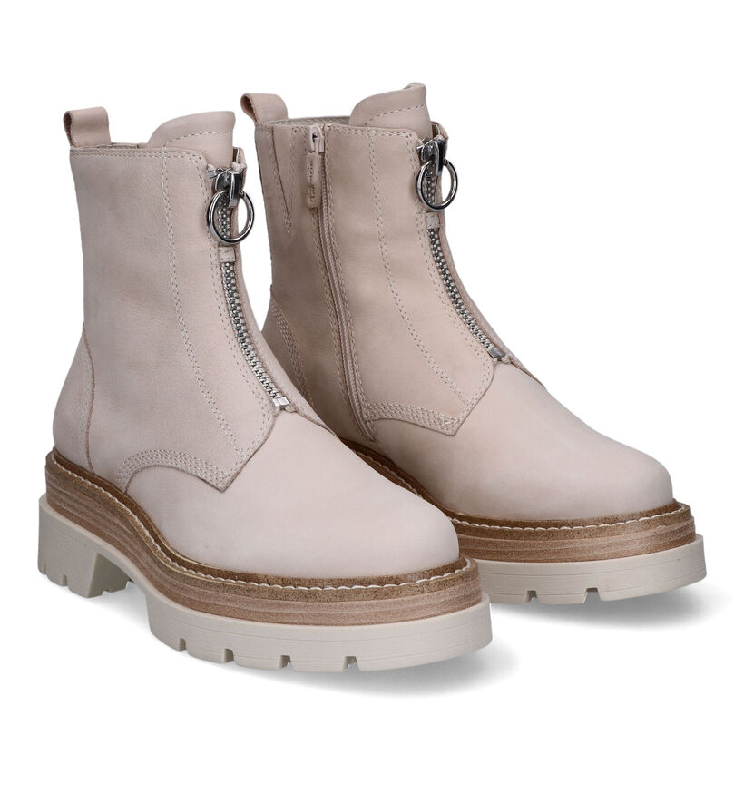 Tamaris Touch it Bottines en Ecru pour femmes (317343) - pour semelles orthopédiques