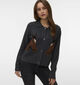 Vero Moda Cavallo Horses Gilet Polo en Gris fonc&eacute; pour femmes (379668)