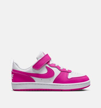 Nike Court Borough Low Baskets Summit White/ Vast Grey/ Cool Blue/White/ Laser fuchsia/Dark Team Red/ Soft Pearl