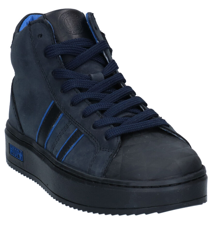 Hampton Bays Blauwe Boots voor jongens (296025) - geschikt voor steunzolen