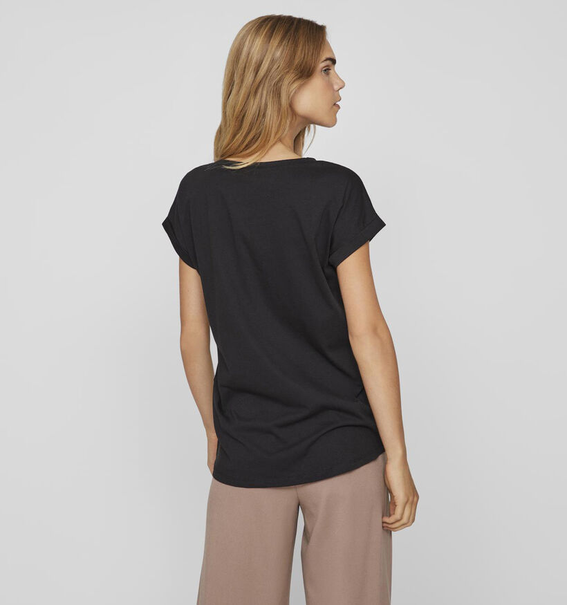 Vila Vidreamers Zwarte T-shirt voor dames (361338)