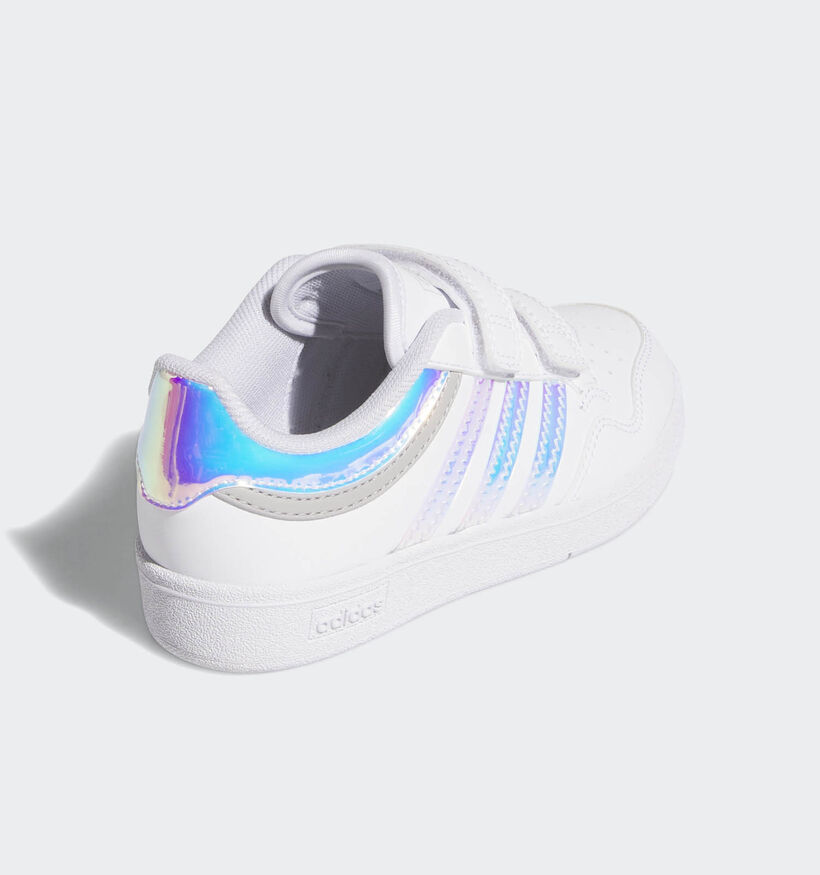 adidas Hoops 4.0 Witte Sneakers voor jongens, meisjes (362485) - geschikt voor steunzolen