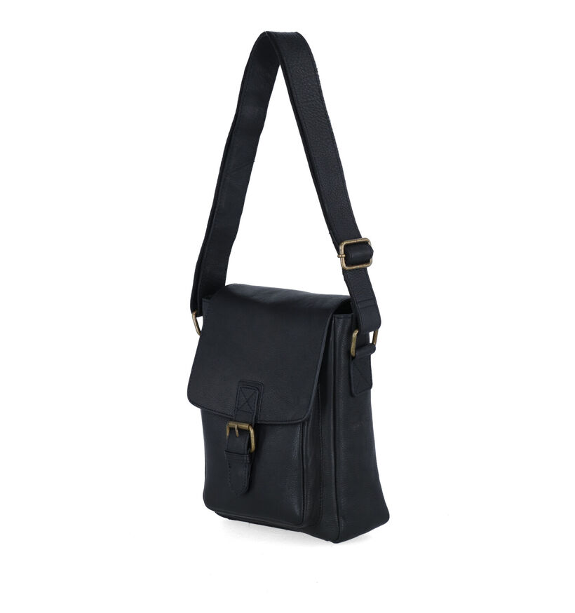 Burkely Ranger Sac porté croisé en Noir en cuir (318550)