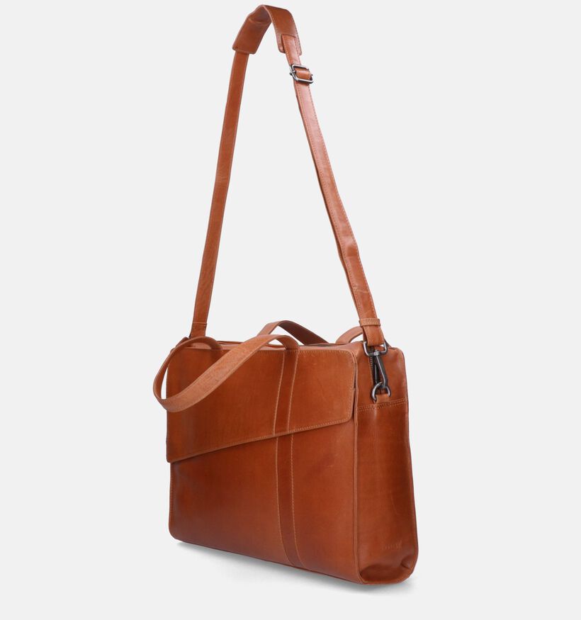 Label M Sac ordinateur en Cognac pour femmes (365818)