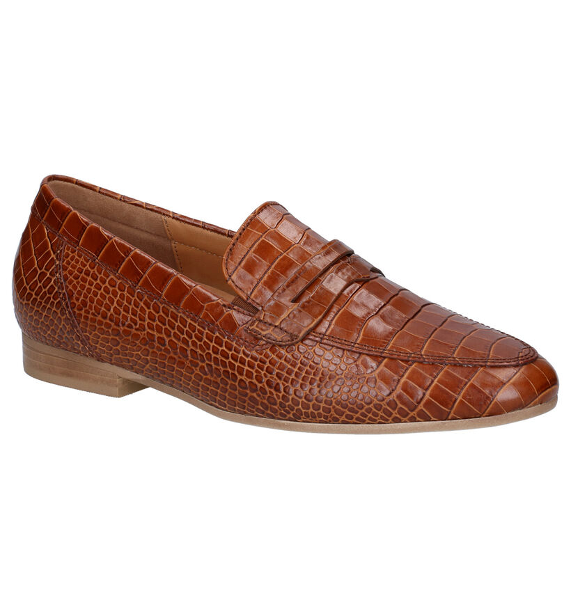 Gabor OptiFit Cognac Loafers in leer (282294)