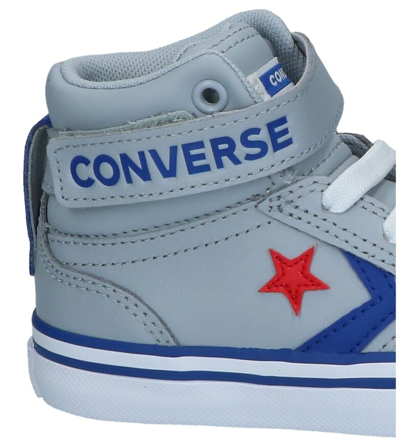 Converse Pro Blaze Strap HI Zwarte Sneakers voor jongens (293598) - geschikt voor steunzolen