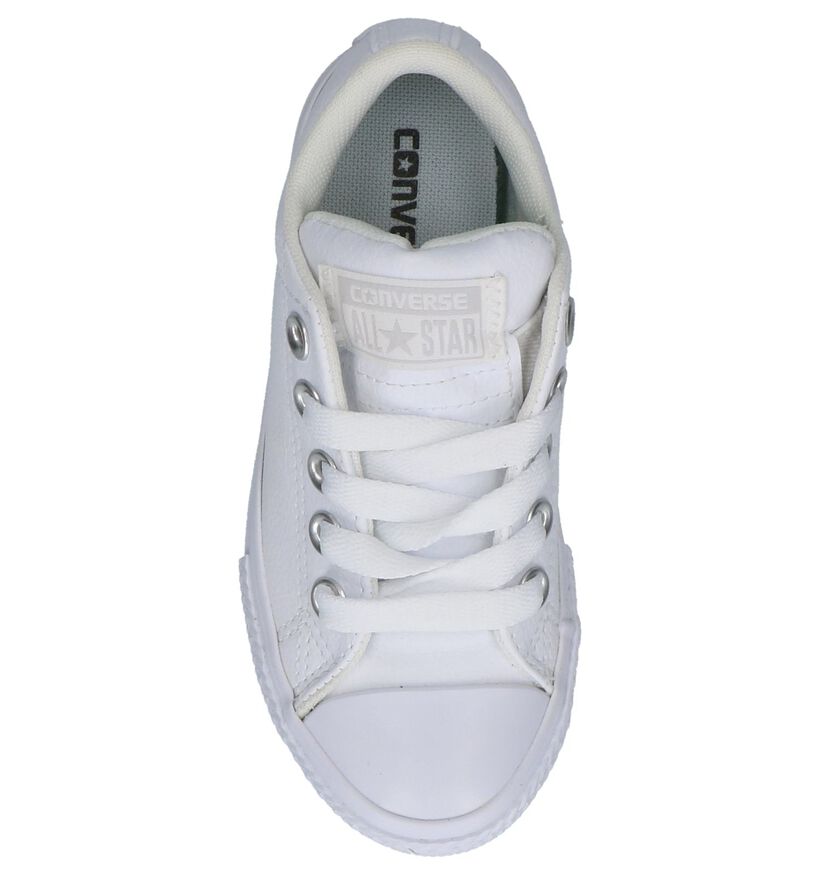 Converse Chuck Taylor All Star Baskets basses en Blanc en simili cuir (210589)