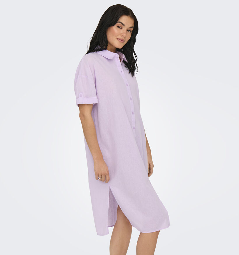 JDY Mila Lila Linnen Midi-jurk voor dames (357371)