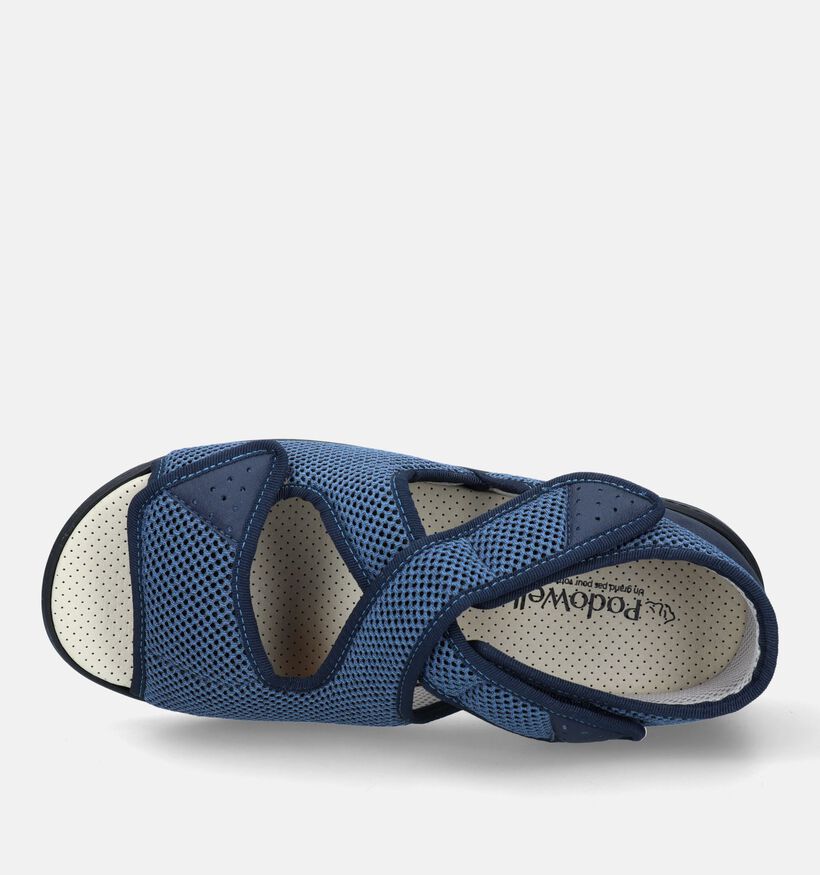 Podowell Athena Blauwe Orthopedische Sandalen voor heren (342242) - geschikt voor steunzolen