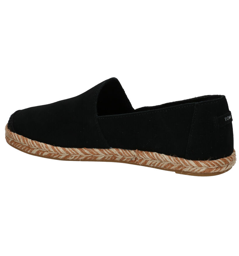 Toms Pismo Zwarte Espadrilles in stof (269360)