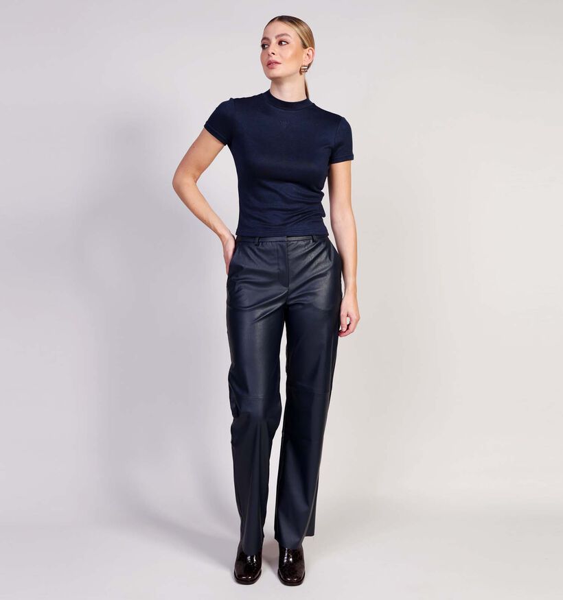 Guess Donkerblauwe T-Shirt Guess Donkerblauwe T-Shirt voor dames (364391)