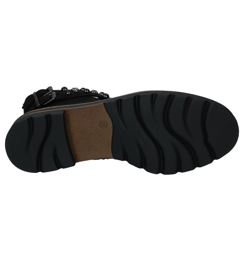 Zwarte Boots met Veters Marco Tozzi in stof (222099)