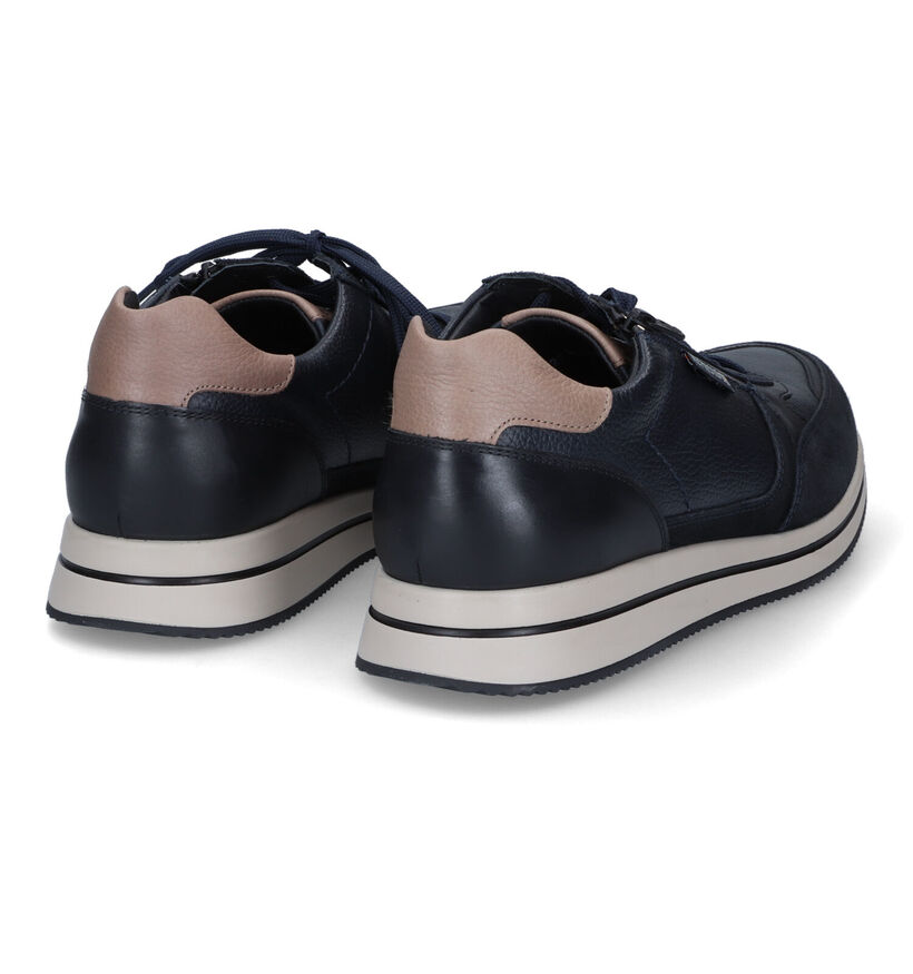 Mephisto Gilford Chaussures à lacets en Bleu pour hommes (354616) - pour semelles orthopédiques