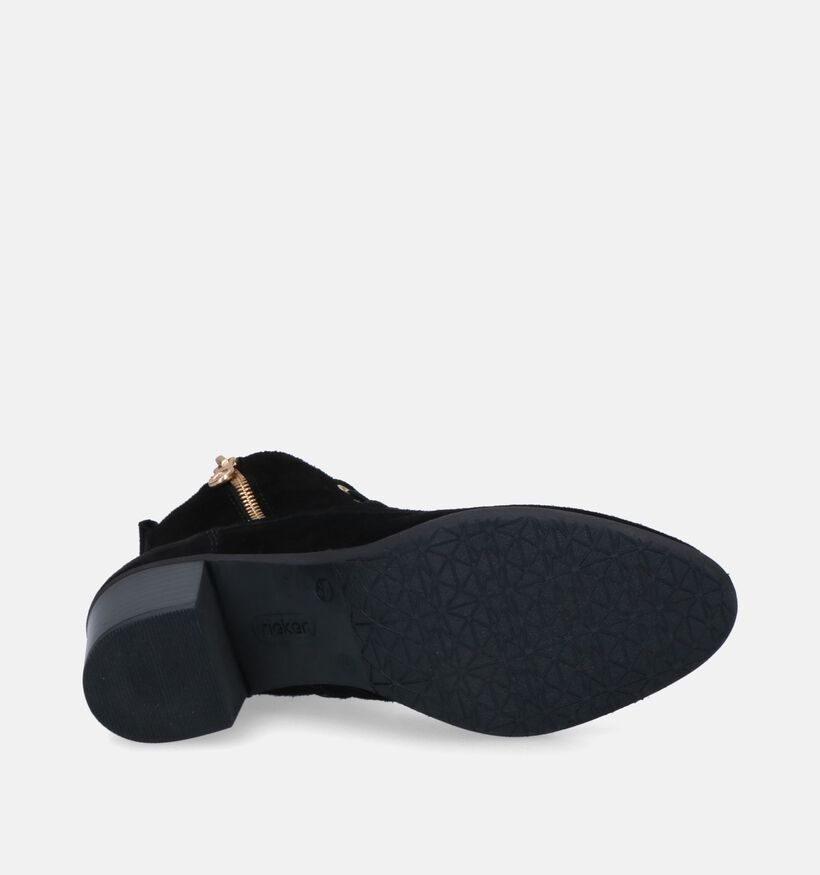 Rieker Bottines à lacets en Noir pour femmes (331603)
