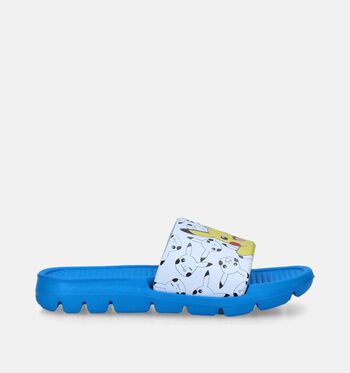 Badslippers blauw