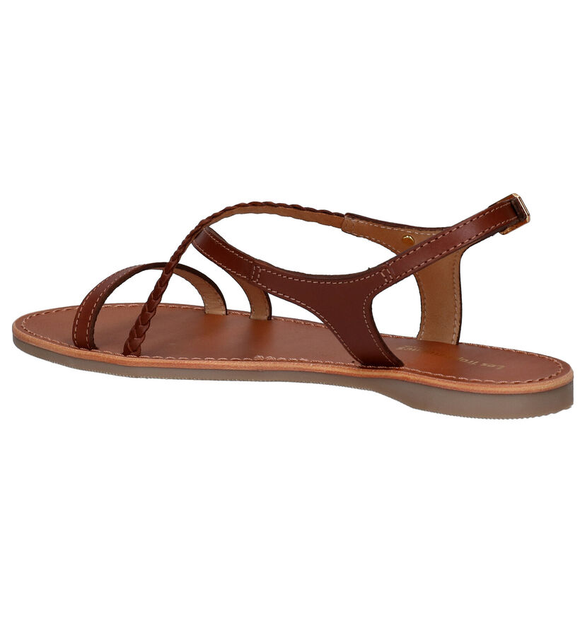 Les Tropeziennes Hanano Bronzen Sandalen in leer (274934)