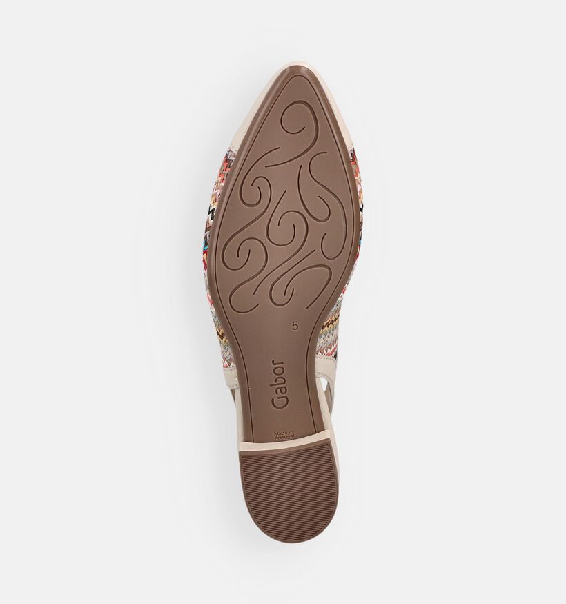 Gabor Beige Slingbacks voor dames (371156)