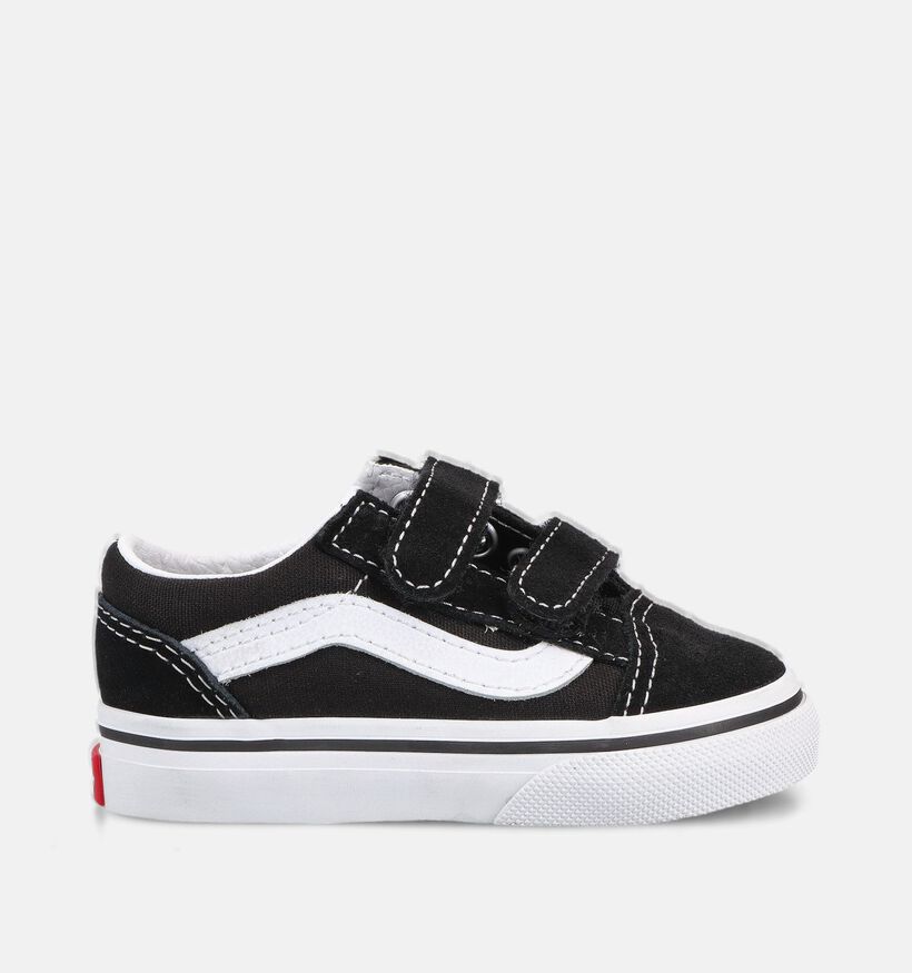 Vans Old Skool Baskets en Noir pour filles, gar&ccedil;ons (368985)