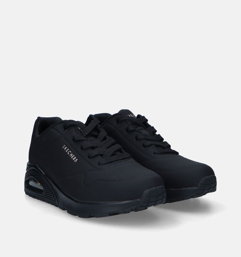 Skechers Uno Stand on Air Zwarte Sneakers voor dames (334198)