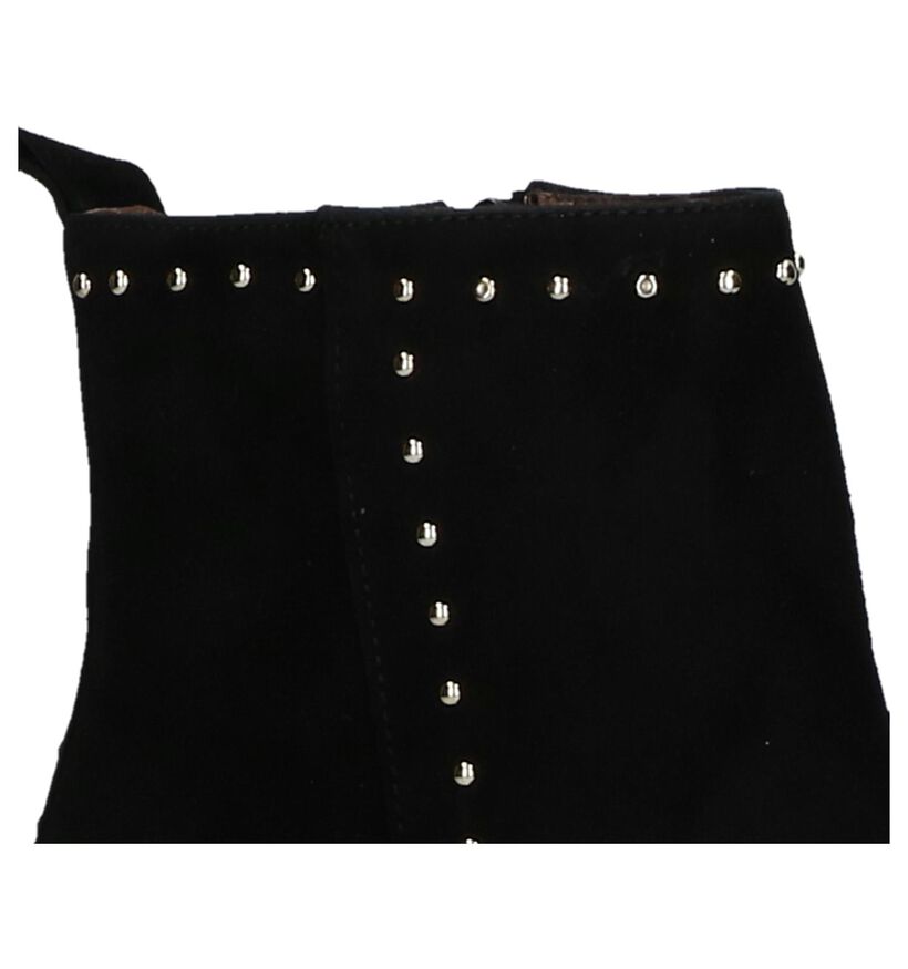 Wonders Bottillons en Noir en daim (232055)